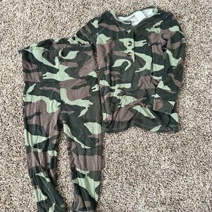 Kids Camouflage Pajama Set